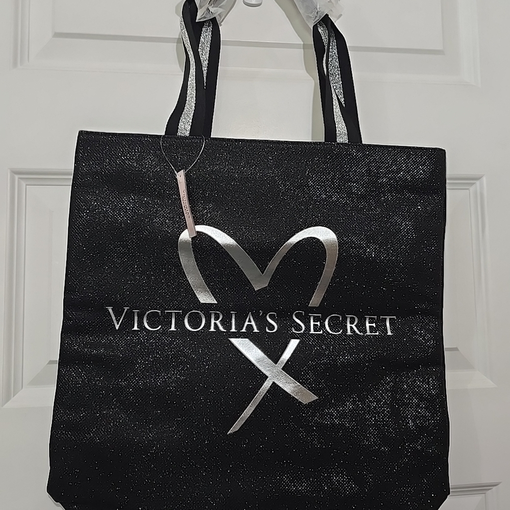 NWT‎ Victoria's Secret Black Tote Bag